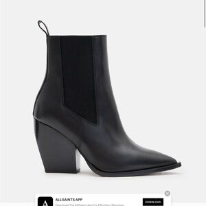 Ria Pointed Toe Leather Boots allstaints new size 40/10